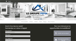 Desktop Screenshot of legroupepepin.com